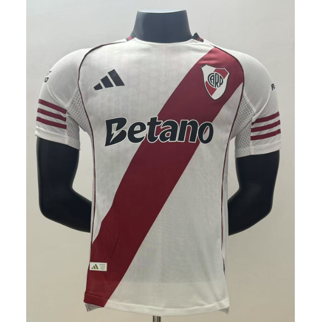 2025-26 River Plate Home Soccer Jersey Shirt Player Version